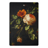 Elias van den Broeck, Stillleben mit Rose Mini Klemmbrett (Rückseite)