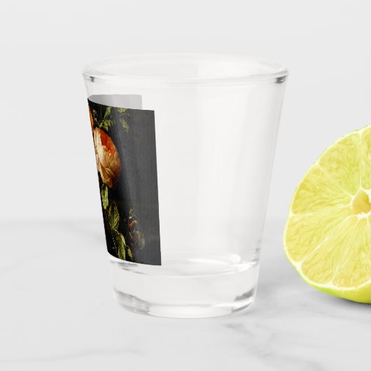 Elias van den Broeck, Stillleben mit Rose Schnapsglas (Rechts)