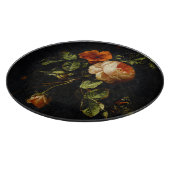 Elias van den Broeck, Stillleben mit Rose Schneidebrett (Ecke)