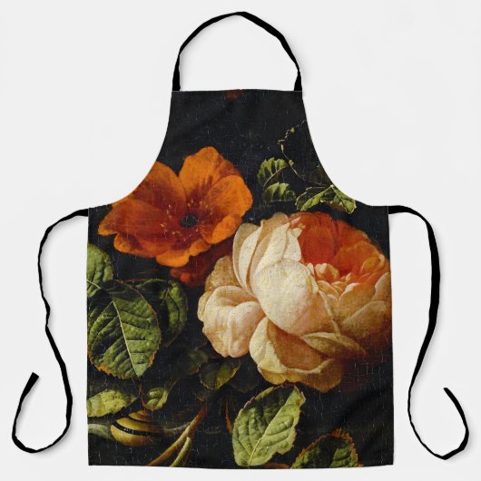 Elias van den Broeck, Stillleben mit Rose Schürze (Vorderseite)