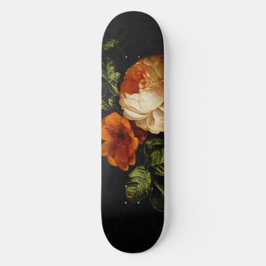 Elias van den Broeck, Stillleben mit Rose Skateboard (Vorderseite)
