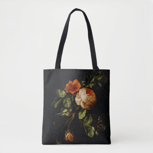 Elias van den Broeck, Stillleben mit Rose Tasche (Vorderseite)