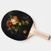 Elias van den Broeck, Stillleben mit Rose Tischtennis Schläger (Seitenansicht)