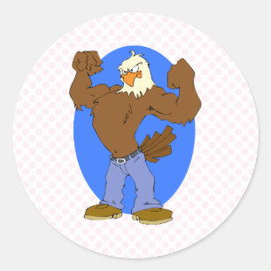 Eliav Eagle Runder Aufkleber