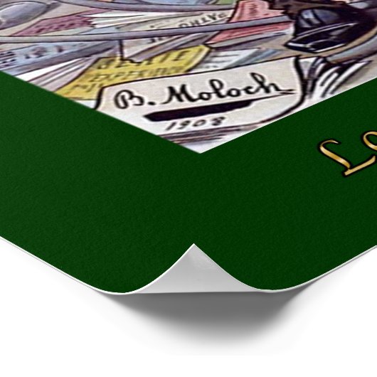 Elie Metchnikoff ~ Immunologe ~ B Moloch Poster (Ecke)