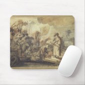 Eliezer und Rebecca am Brunnen Mousepad (Mit Mouse)