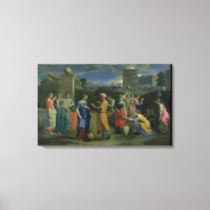 Eliezer und Rebecca an gut, 1648 (Öl auf canv Leinwanddruck