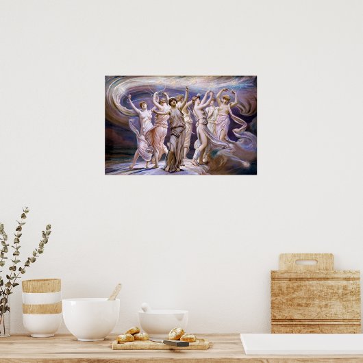 Elihu Vedder The Pleiades Poster (Küche)