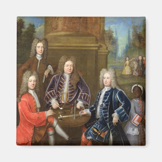 Elihu Yale (1648-1721) der zweite Herzog von Devon Magnet (Vorne)