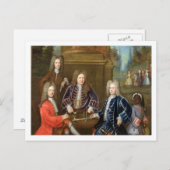 Elihu Yale (1648-1721) der zweite Herzog von Devon Postkarte (Vorne/Hinten)