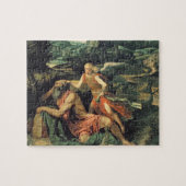 Elija besuchte durch einen Engel, c.1534 Puzzle (Horizontal)