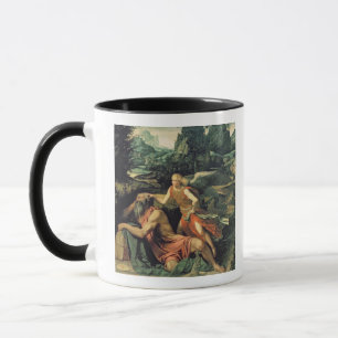 Elija besuchte durch einen Engel, c.1534 Tasse
