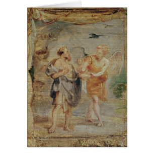 Elija, der Brot und Wasser von einem Engel