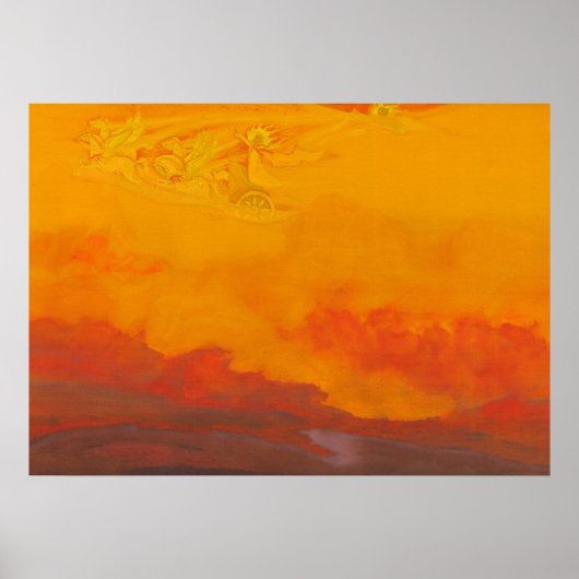 Elija, der Prophet von Nicholas Roerich Poster (Vorne)