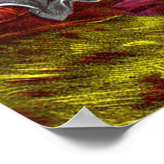 Elijah Ascends to Heaven Poster (Ecke)