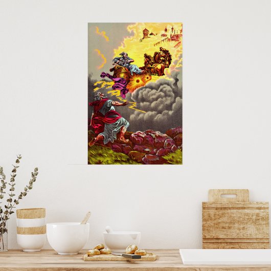Elijah Ascends to Heaven Poster (Küche)