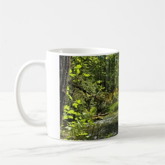 Elijah Bristow Staat Park, Dexter, Oregon Kaffeetasse (Links)