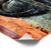 Elijah, der Prophet Orthodox Christliches Symbol Poster (Ecke)