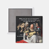 Elijah heilt den Sohn der Witwe - Magnet (Vorderseite/Rückseite)