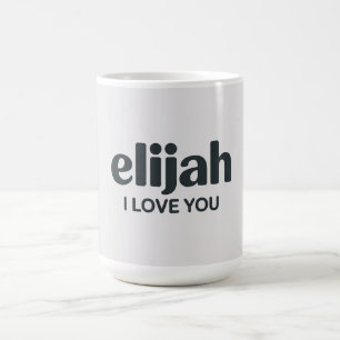 Elijah ich liebe dich kaffeetasse