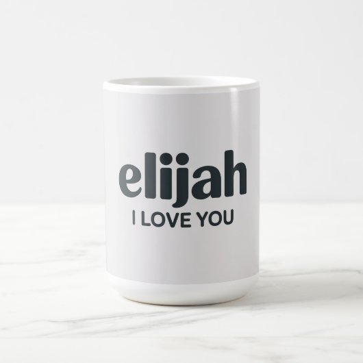Elijah ich liebe dich kaffeetasse (Mittel)