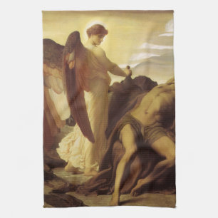 Elijah in Wilderness von Lord Frederic Leighton Geschirrtuch
