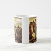 Elijah in Wilderness von Lord Frederic Leighton Kaffeetasse (Mittel)