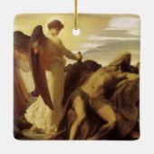 Elijah in Wilderness von Lord Frederic Leighton Keramikornament (Rückseite)