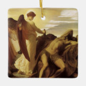 Elijah in Wilderness von Lord Frederic Leighton Keramikornament (Vorderseite)