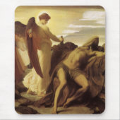 Elijah in Wilderness von Lord Frederic Leighton Mousepad (Vorne)