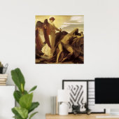 Elijah in Wilderness von Lord Frederic Leighton Poster (Heimbüro)