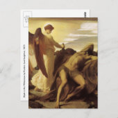 Elijah in Wilderness von Lord Frederic Leighton Postkarte (Vorne/Hinten)