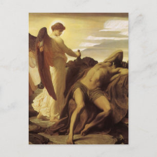 Elijah in Wilderness von Lord Frederic Leighton Postkarte