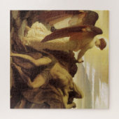Elijah in Wilderness von Lord Frederic Leighton Puzzle (Horizontal)