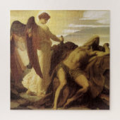 Elijah in Wilderness von Lord Frederic Leighton Puzzle (Vertikal)