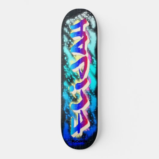 ELIJAH Maßgeschneiderte Graffiti-Skateboard Skateboard (Vorderseite)