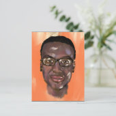 elijah mcclain Gemälde Postkarte (Stehend Vorderseite)