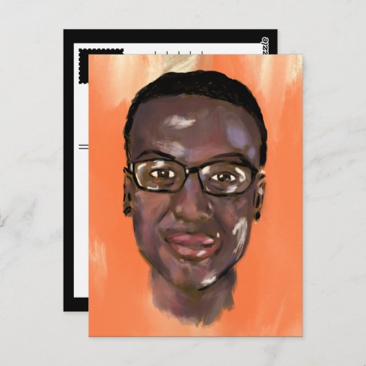 elijah mcclain Gemälde Postkarte (Vorne/Hinten)