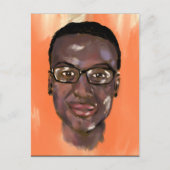 elijah mcclain Gemälde Postkarte (Vorderseite)