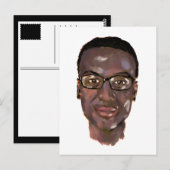 elijah mcclain Gemälde Postkarte (Vorne/Hinten)