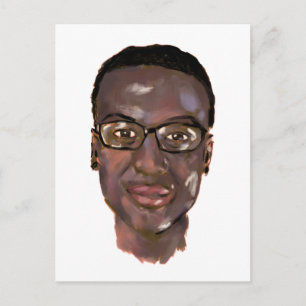 elijah mcclain Gemälde Postkarte