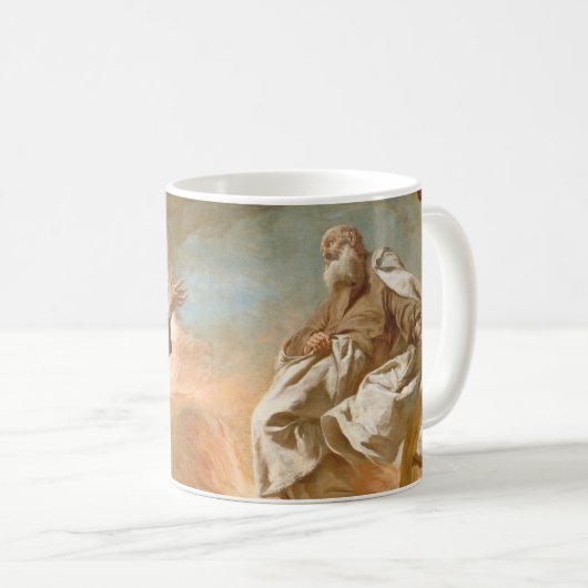 Elijah nahm in einem Feuerturm von G. Angeli auf Kaffeetasse (VorderseiteRechts)