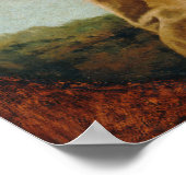 Elijah nahm in einem Feuerturm von G. Angeli auf Poster (Ecke)