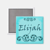Elijah Ornamental Magnet (Vorderseite/Rückseite)