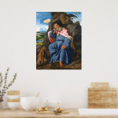 Elijah & Raven - Giovanni Savoldo Kunstgedicht Poster (Küche)