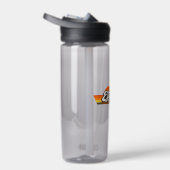Elijah Retro-Sonnenuntergangs-Name-Design Trinkflasche (Rechts)