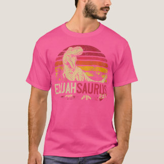 Elijah Saurus Funny Personalisiert Dinosaur T Rex T-Shirt
