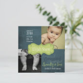 Elijah Snow Birth Ankündigungen (Stehend Vorderseite)