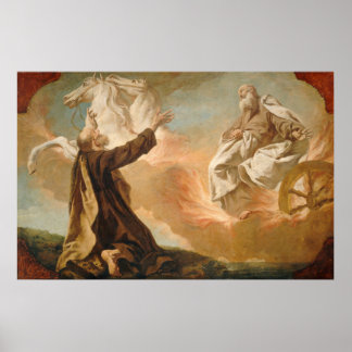 Elijah Taken Up - Giuseppe Angeli Kunstposter Poster