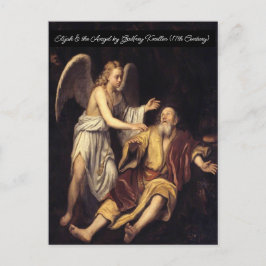 Elijah und der Angel Postkarte